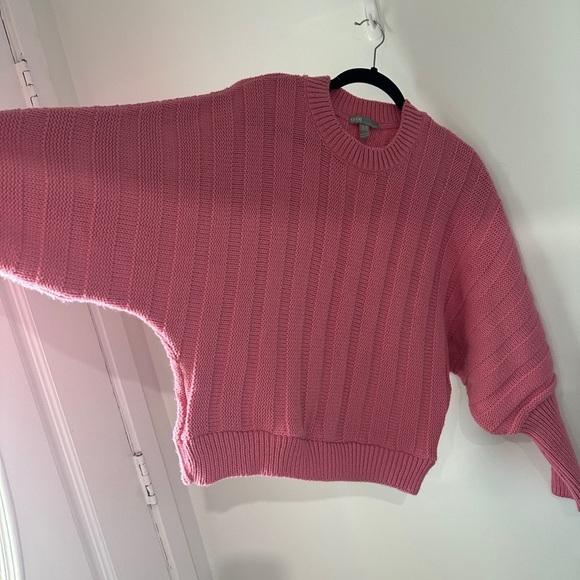 ASOS Pink Ribbed Crew Neck Sweater - Picture 9 of 13